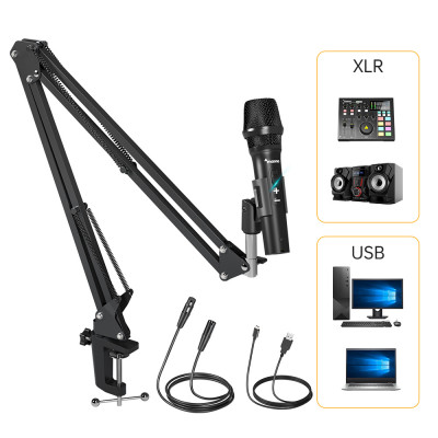 Динамический микрофон Maono AU-HD300S USB/XLR  кардиоидный