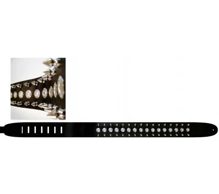 Perri's P25SPIKE-553 - ремень для гитары кожаный