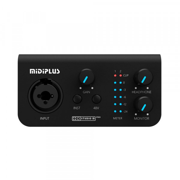 Аудиоинтерфейс USB Midiplus Studio M pro OTG, 1 вход/2 выхода c OTG