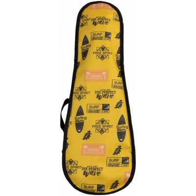 Чехол для укулеле FLIGHT FBU-8030 SHARK ремень без утеплителя, рисунок - рок