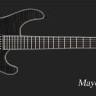 MAYONES Regius 6М Transparent Graphite электрогитара