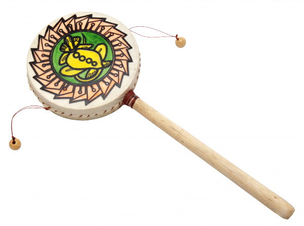 Дамару индийский барабан FLIGHT FCD-12P  с чехлом