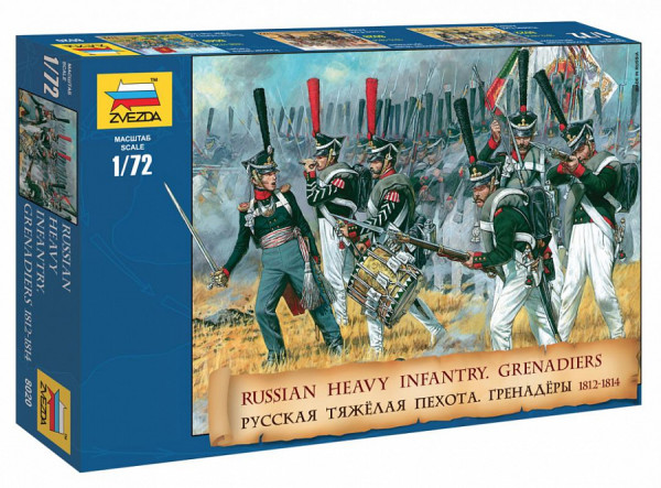 Русские гренадеры 1812 гг. 1/72