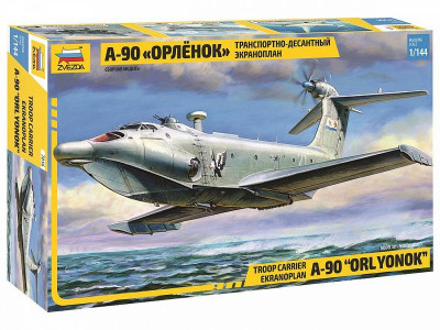 Сборная модель ZVEZDA Транспортно-десантный экраноплан А-90 "Орлёнок", 1/144