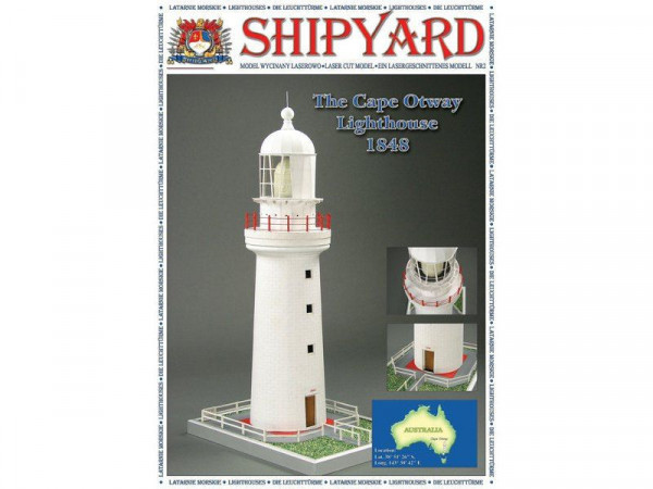 Сборная картонная модель Shipyard маяк Lighthouse Cape Otway (№3), 1/72