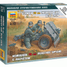 Сборные солдатики ZVEZDA Немецкое 75-мм пехотное орудие с расчетом, 1/72