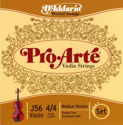 Струны для скрипки 4/4 D'Addario J56 4/4M комплект