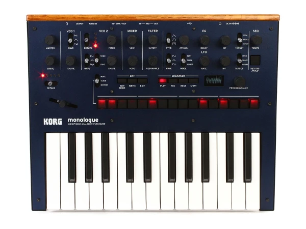 KORG MONOLOGUE-BL синтезатор аналоговый монофонический