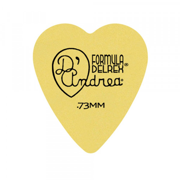 Медиатор 0.73 мм DAndrea RD323 .73MD, 72 шт