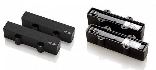 EMG J SET BK набор активных звукоснимателей сингл для Jazz Bass из 2 шт