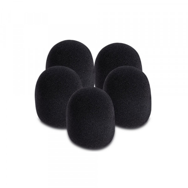 OnStage ASWS58B5 - ветрозащита для ручного микрофона, цвет черный 5 шт