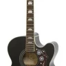 EPIPHONE EJ-200CE BLACK GLD HDWE (W/SHADOW PREAMP)