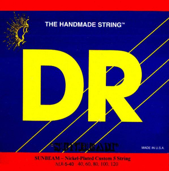 Струны для 5-струнной бас-гитары DR NLR5-40