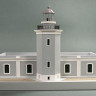 Сборная картонная модель Shipyard маяк Lighthouse Los Morrillos (№30), 1/72