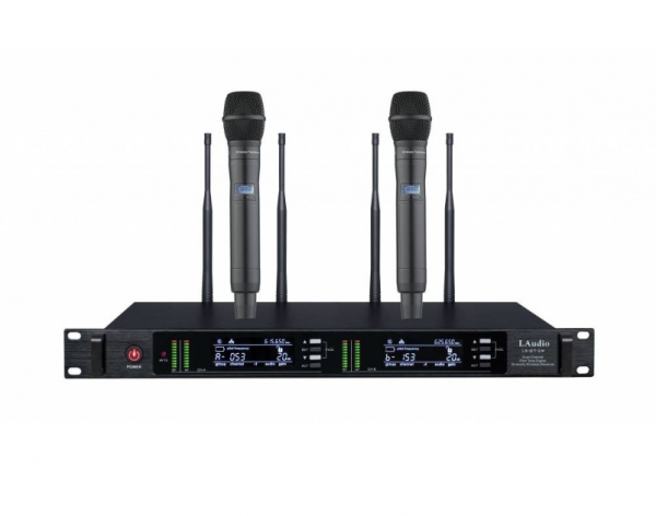 Двухканальная вокальная радиосистема LAUDIO LS-Q7-2M, 50Гц-17кГц