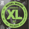 D'Addario EXL165TP - струны для бас-гитары soft/reg 045-105, 2 комплекта
