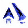 Хвостовое оперение (синее) для вертолета Syma S107G