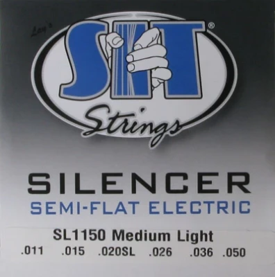 SIT SL1150 SILENCERS Medium Light струны для электрогитары (11-15-20w-26-36-50) средне-легкого натяжения