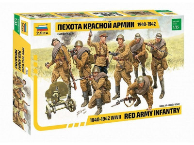 Сборная модель ZVEZDA Пехота красной армии (1940-1942 г.), 1/35