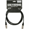KLOTZ GRG1FM05.0 GREYHOUND готовый микрофонный кабель, никелированные разъемы Klotz XLR мама XLR папа, длина 5 м
