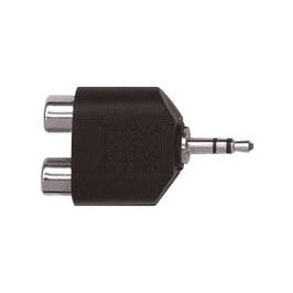 Proel AT128 - Переходник - джек стерео 3,5мм <-> 2 х "тюльпан" RCA мама