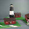 Сборная картонная модель Shipyard маяк Lighthouse Ulkokalla (№18), 1/72