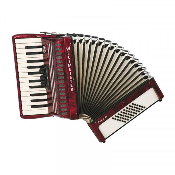 Аккордеон Weltmeister Perle 1/2 26/48/II/3 красный