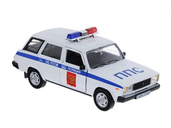 Машина Autotime "LADA 2104" полиция 1:36