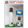 Сборная картонная модель Shipyard маяк Minnesota Point Lighthouse (№82), 1/72