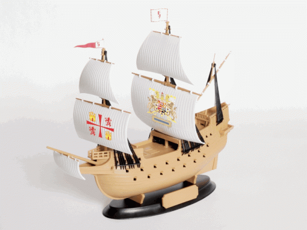 Сборная модель ZVEZDA Флагман Непобедимой Армады галеон "Сан-Мартин", 1/350