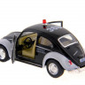 Машина Kinsmart  Volkswagen Classical Beetle (Police) инерция (1/12шт.) 1:32 б/к
