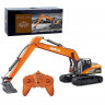 Радиоуправляемый экскаватор HUI NA TOYS, длиннорукий, оранжевый 2.4G 15CH 1/14 RTR