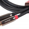 Аудио кабель FORCE FLC-14/2 mini jack stereo 2x RCA, 2 м