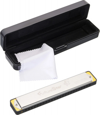 Губная гармошка Future Star QF-2418 SV "C" в футляре