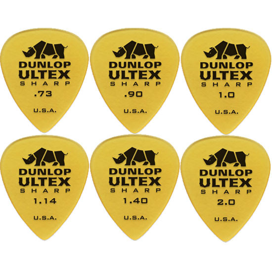 DUNLOP 4330 Ultex Sharp набор медиаторов 216 шт