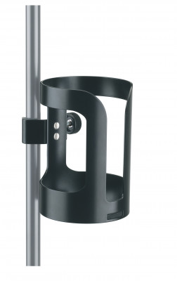 K&M 16022-000-55 BLACK  держатель для бутылки на микрофонную стойку