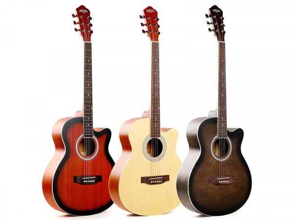 Гитара акустическая CARAVAN MUSIC HS-4040N с вырезом цвет натуральный