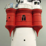 Сборная картонная модель Shipyard маяк Roter Sand Lighthouse (№46), 1/87