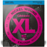Струны для 4-х струнной бас-гитары D'ADDARIO EXL170M Light легкое натяжение