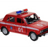 Машина Autotime "LADA 2106" пожарная охрана 1:36