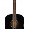 FENDER CD-60S Black WN акустическая гитара