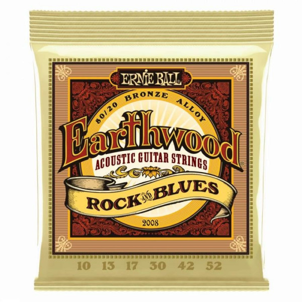 ERNIE BALL 2008 (10-52) струны для акустической гитары