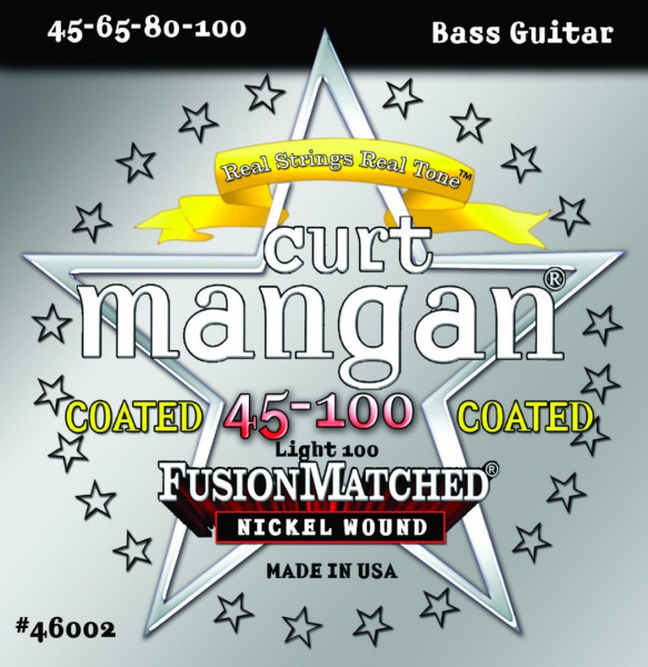 CURT MANGAN 45-100 Nickel Bass Light 100 COATED струны для классической гитары