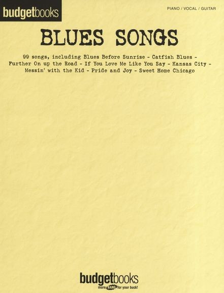 HL00311499- BUDGET BOOKS BLUES SONGS PVG SONGBOOK BK