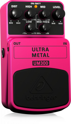 Педаль эффектов Behringer ULTRA METAL UM300 "хэви метал"-дисторшн
