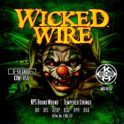 KERLY KXW-1156 Wicked Wire Roundwound Tempered струны для электрогитары