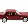 Машина Kinsmart "FORD MUSTANG" инерция (1/12шт.) 1:36 б/к