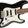 Fender Squier Contemporary Stratocaster HSS Black Metallic Laruel электрогитара