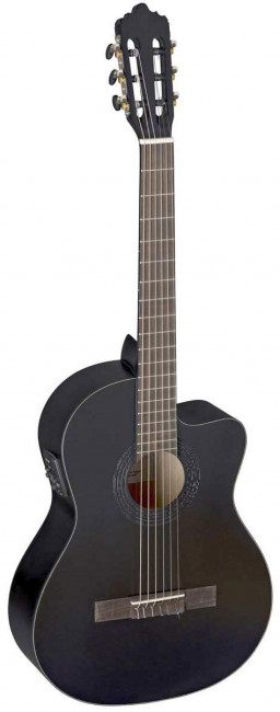 LA MANCHA Rubinito Negro CM-CEN классическая гитара со звукоснимателем LA MANCHA Rubinito Negro CM-CEN классическая гитара со звукоснимателем