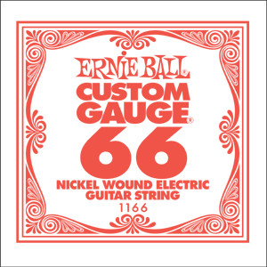 Ernie Ball 1166 калибр.066 одиночная для электрогитары